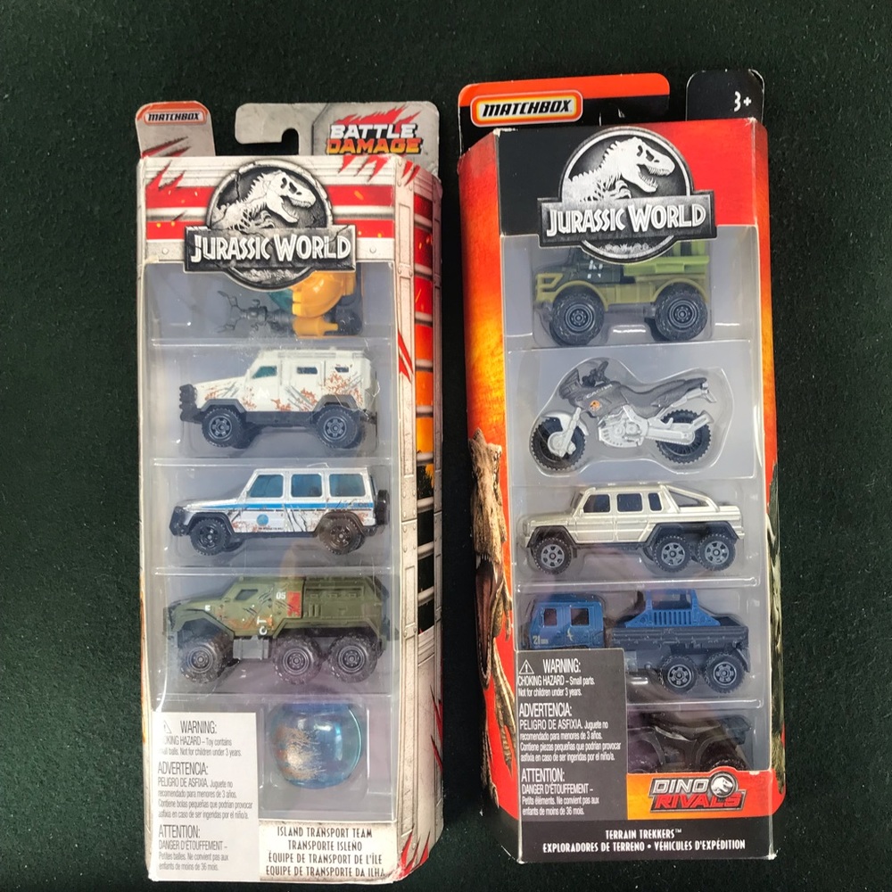 Matchbox Jurassic World Vehicle Sets